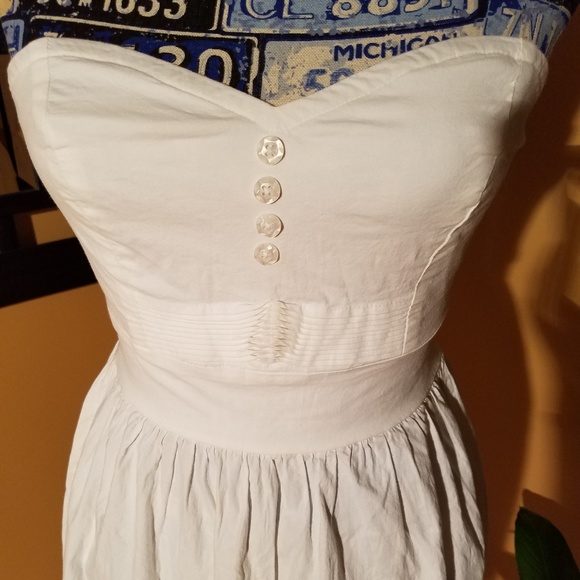 BEBOP WHITE SLEEVELESS SUNDRESS - Picture 7 of 8